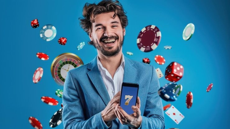 Pengguna meninjau voucher 777w di ponsel